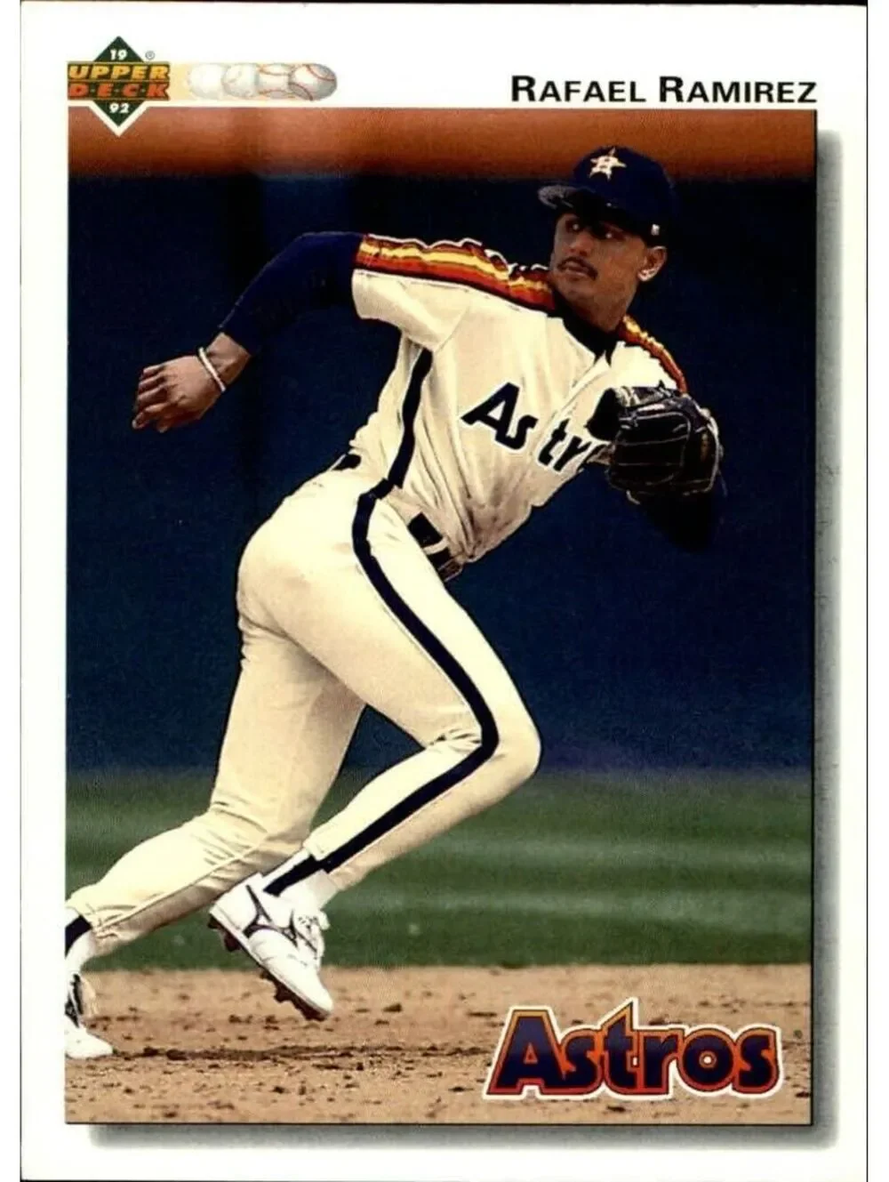 Rafael Ramirez 1992 Upper Deck MLB #582 Baseball Card Houston Astros